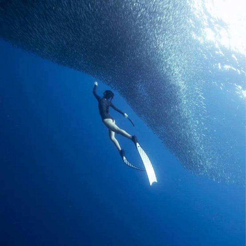 Free Diving-Carbon fiber Freediving Fins-Standard tail