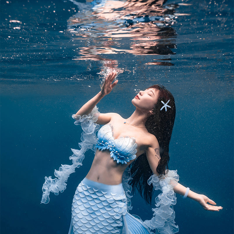 Mermaid silicone bra-Ocean Series